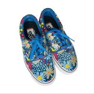 Vans x Daniel Lutheran Era Pro Classic Skate Shoes Rare Blue Floral Vans Size 7
